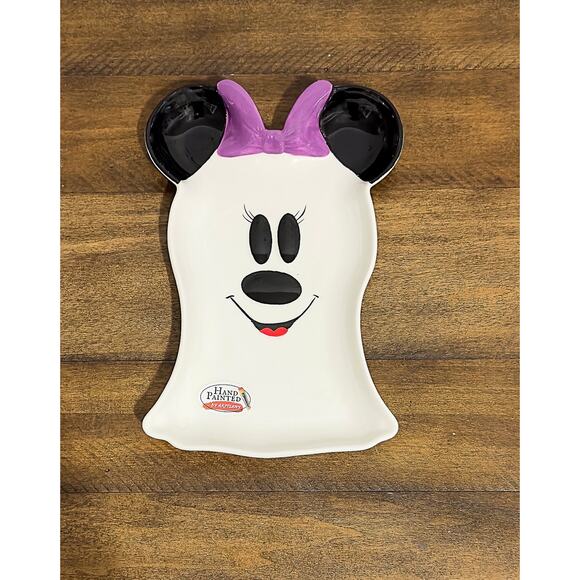 NWT: Disney - Minnie Mouse Ghost Halloween Figural Plate / Tray - Picture 4 of 4